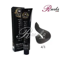 رنگ موی آوایی سری دودی- قهوه ای دودی متوسط- شماره 4/1 حجم 120 میلی لیتر - فروشگاه رائیکا – انتخاب و خرید آنلاین محصولات بهداشت فردی و زیبایی