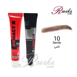 کیت رنگ ابروی حرفه ای دوماسی_ شنی_ شماره 10 - فروشگاه رائیکا – انتخاب و خرید آنلاین محصولات بهداشت فردی و زیبایی