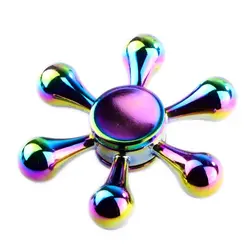 اسپینر دستی مدل هفت رنگ Shiny Six Blades