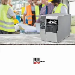 لیبل پرینتر صنعتی Zebra ZT510 203dpi + Rewinder
