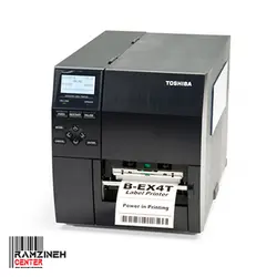 لیبل پرینتر صنعتی توشیبا Toshiba B-EX4T1 + Rewinder