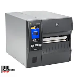 لیبل پرینتر صنعتی Zebra ZT421 300dpi + Rewinder