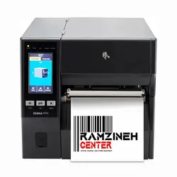لیبل پرینتر صنعتی Zebra ZT421 203dpi + Rewinder