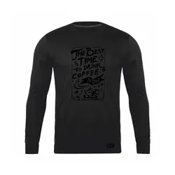 انواع تیشرت با طرح Best Time To Drink Coffee | فروشگاه رانژ