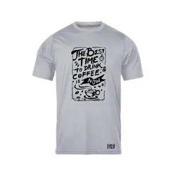 انواع تیشرت با طرح Best Time To Drink Coffee | فروشگاه رانژ