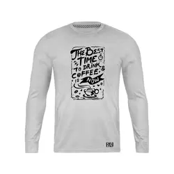 انواع تیشرت با طرح Best Time To Drink Coffee | فروشگاه رانژ