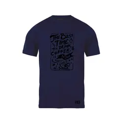 انواع تیشرت با طرح Best Time To Drink Coffee | فروشگاه رانژ