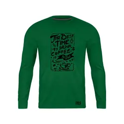 انواع تیشرت با طرح Best Time To Drink Coffee | فروشگاه رانژ