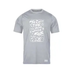 انواع تیشرت با طرح Best Time To Drink Coffee | فروشگاه رانژ