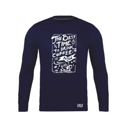 انواع تیشرت با طرح Best Time To Drink Coffee | فروشگاه رانژ