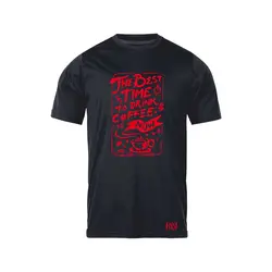 انواع تیشرت با طرح Best Time To Drink Coffee | فروشگاه رانژ