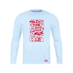 انواع تیشرت با طرح Best Time To Drink Coffee | فروشگاه رانژ