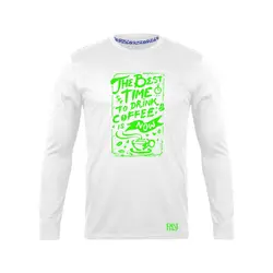 انواع تیشرت با طرح Best Time To Drink Coffee | فروشگاه رانژ