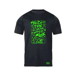 انواع تیشرت با طرح Best Time To Drink Coffee | فروشگاه رانژ