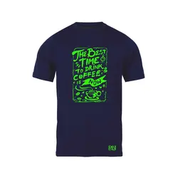 انواع تیشرت با طرح Best Time To Drink Coffee | فروشگاه رانژ