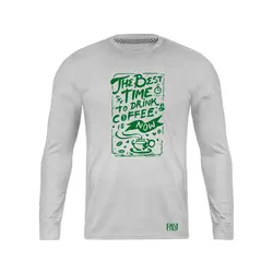 انواع تیشرت با طرح Best Time To Drink Coffee | فروشگاه رانژ