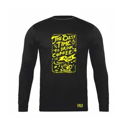 انواع تیشرت با طرح Best Time To Drink Coffee | فروشگاه رانژ