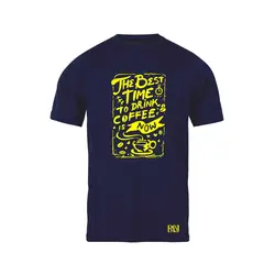 انواع تیشرت با طرح Best Time To Drink Coffee | فروشگاه رانژ