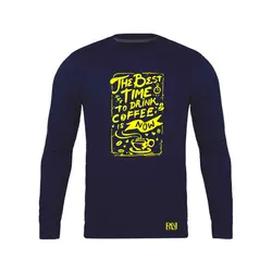 انواع تیشرت با طرح Best Time To Drink Coffee | فروشگاه رانژ