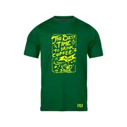 انواع تیشرت با طرح Best Time To Drink Coffee | فروشگاه رانژ