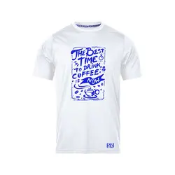 انواع تیشرت با طرح Best Time To Drink Coffee | فروشگاه رانژ