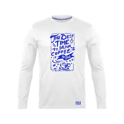 انواع تیشرت با طرح Best Time To Drink Coffee | فروشگاه رانژ