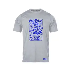 انواع تیشرت با طرح Best Time To Drink Coffee | فروشگاه رانژ