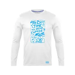 انواع تیشرت با طرح Best Time To Drink Coffee | فروشگاه رانژ