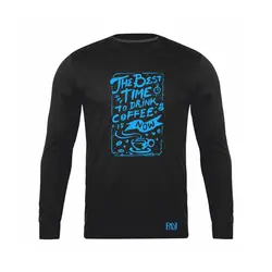 انواع تیشرت با طرح Best Time To Drink Coffee | فروشگاه رانژ