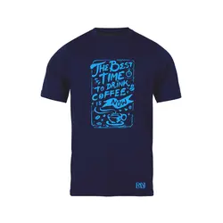 انواع تیشرت با طرح Best Time To Drink Coffee | فروشگاه رانژ