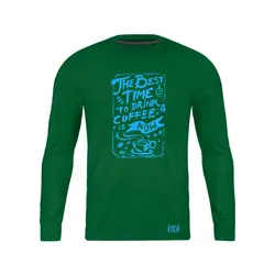 انواع تیشرت با طرح Best Time To Drink Coffee | فروشگاه رانژ