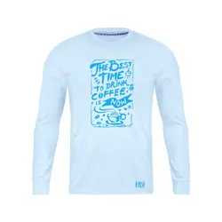 انواع تیشرت با طرح Best Time To Drink Coffee | فروشگاه رانژ