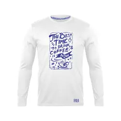 انواع تیشرت با طرح Best Time To Drink Coffee | فروشگاه رانژ