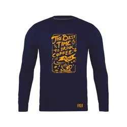 انواع تیشرت با طرح Best Time To Drink Coffee | فروشگاه رانژ