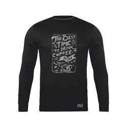 انواع تیشرت با طرح Best Time To Drink Coffee | فروشگاه رانژ