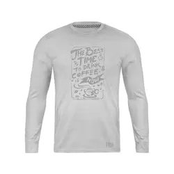 انواع تیشرت با طرح Best Time To Drink Coffee | فروشگاه رانژ