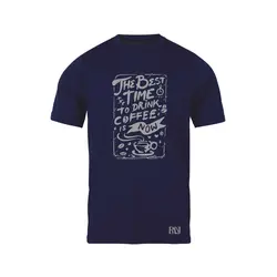 انواع تیشرت با طرح Best Time To Drink Coffee | فروشگاه رانژ