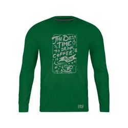 انواع تیشرت با طرح Best Time To Drink Coffee | فروشگاه رانژ