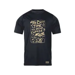 انواع تیشرت با طرح Best Time To Drink Coffee | فروشگاه رانژ