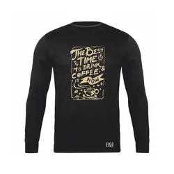 انواع تیشرت با طرح Best Time To Drink Coffee | فروشگاه رانژ