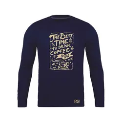 انواع تیشرت با طرح Best Time To Drink Coffee | فروشگاه رانژ