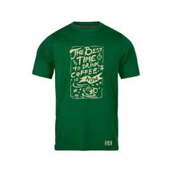 انواع تیشرت با طرح Best Time To Drink Coffee | فروشگاه رانژ