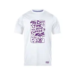 انواع تیشرت با طرح Best Time To Drink Coffee | فروشگاه رانژ