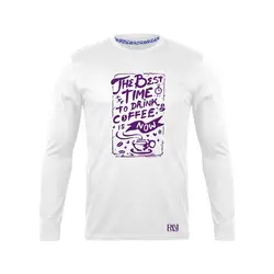 انواع تیشرت با طرح Best Time To Drink Coffee | فروشگاه رانژ