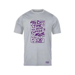 انواع تیشرت با طرح Best Time To Drink Coffee | فروشگاه رانژ