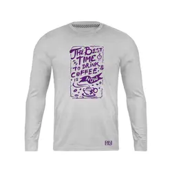 انواع تیشرت با طرح Best Time To Drink Coffee | فروشگاه رانژ