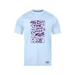 انواع تیشرت با طرح Best Time To Drink Coffee | فروشگاه رانژ