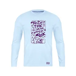 انواع تیشرت با طرح Best Time To Drink Coffee | فروشگاه رانژ