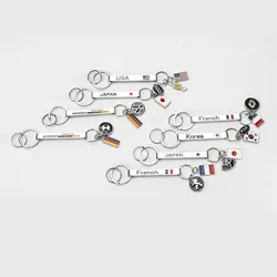 جاسوئیچی طرح پرچم و لوگوی خودرو