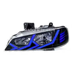 چراغ جلو پژو پارس طرح لامبورگینی آبی